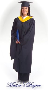 UNE Masters Regalia Set