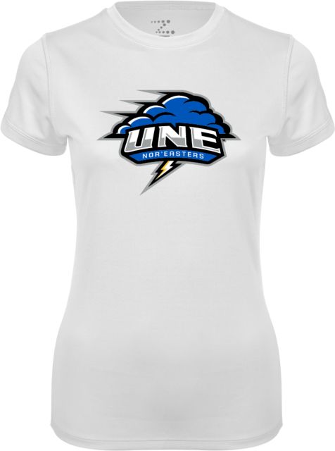 New England Womens Performance Short Sleeve Tee Primary Athletics Mark - ONLINE ONLY